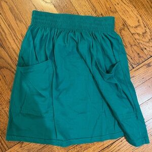 Classic Turquoise American Apparel Tulip Skirt in Size XS